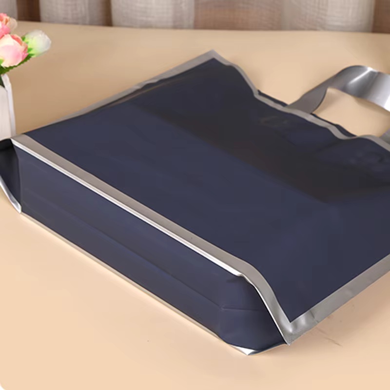 Party Event Supply Store - 50Pcs Frosted hand shopping bag, silver