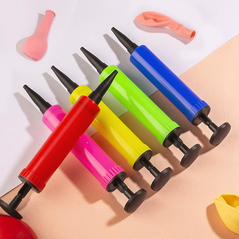 Balloon Pump Hand - Mini Hand Push Balloon Pump Plastic