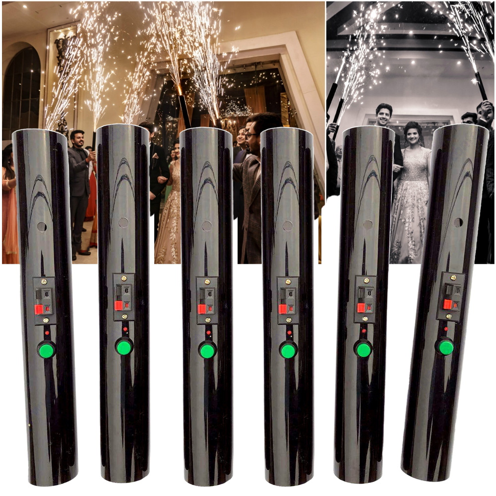 Confetti Cannon Tube - 6pcs Hand Held Pyro Shooter Pyrotechnic