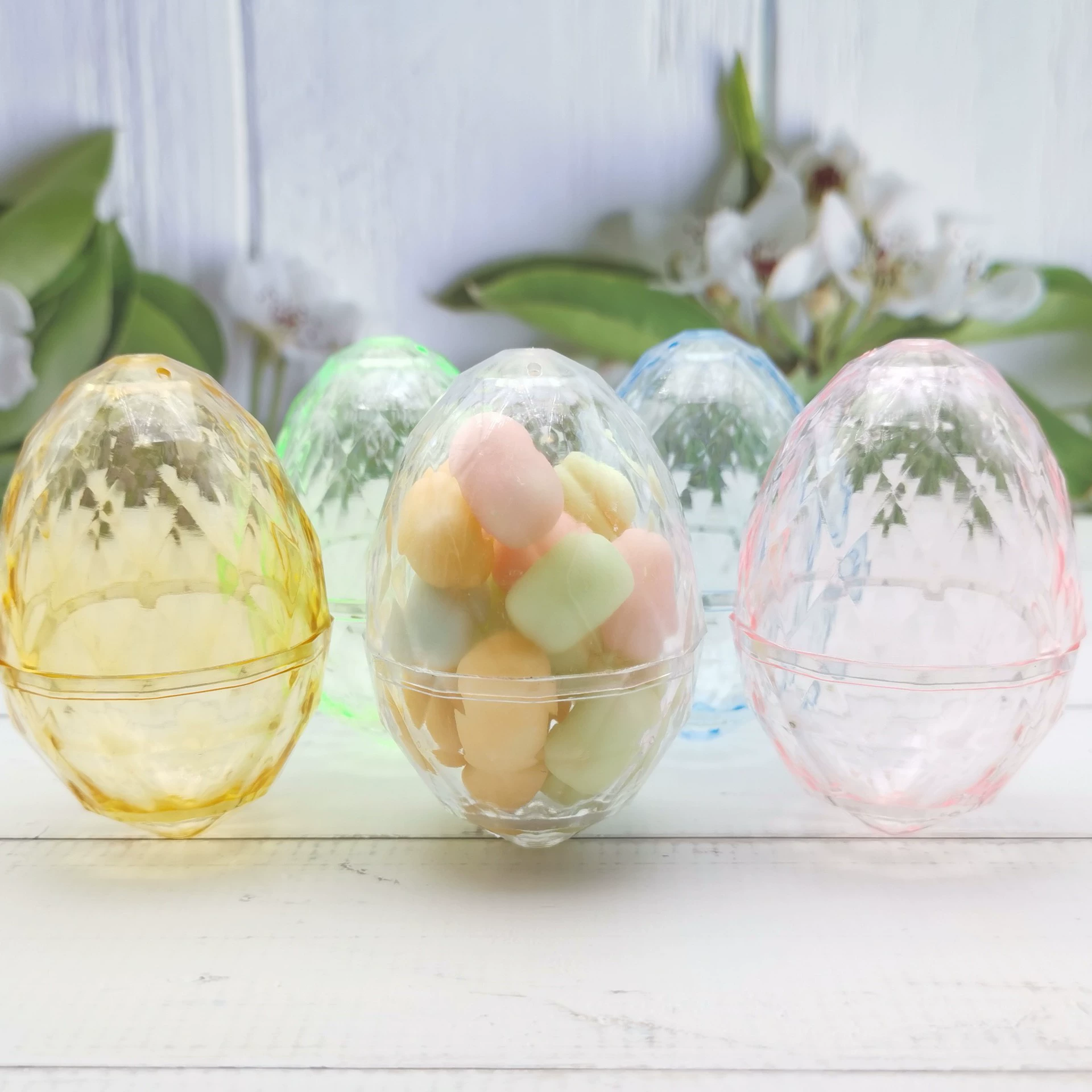 Event Party Box - 5Pcs Easter Theme Plastic Candy Box