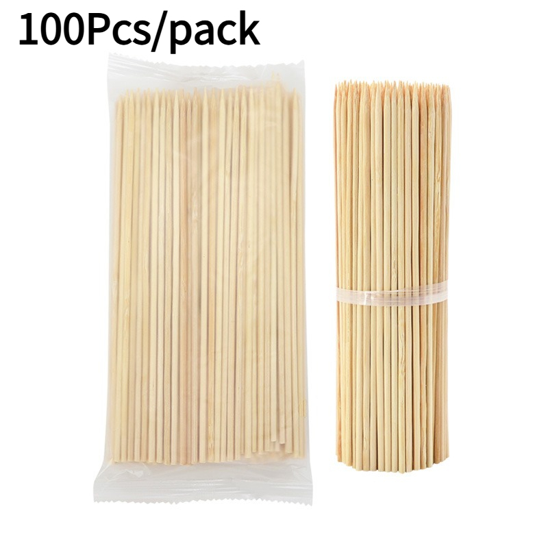 100Pcs Disposable Bamboo Skewe - Cotton Candy Cone recension och pris