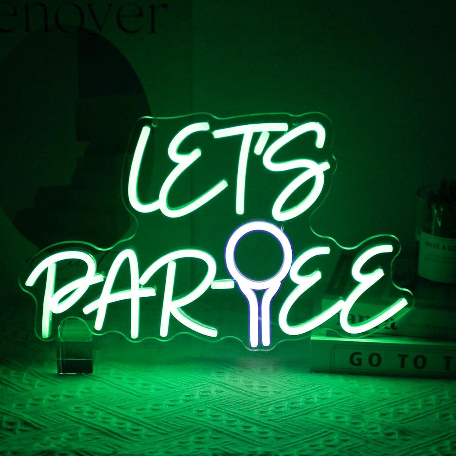 Let's Par Tee Neon Sign Golf B - Neon Sign Party recension och pris