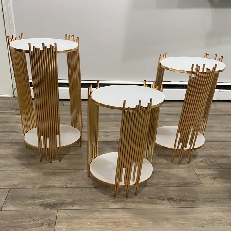 decoration gold metal walkway  - Dessert Table Backdrop recension och pris