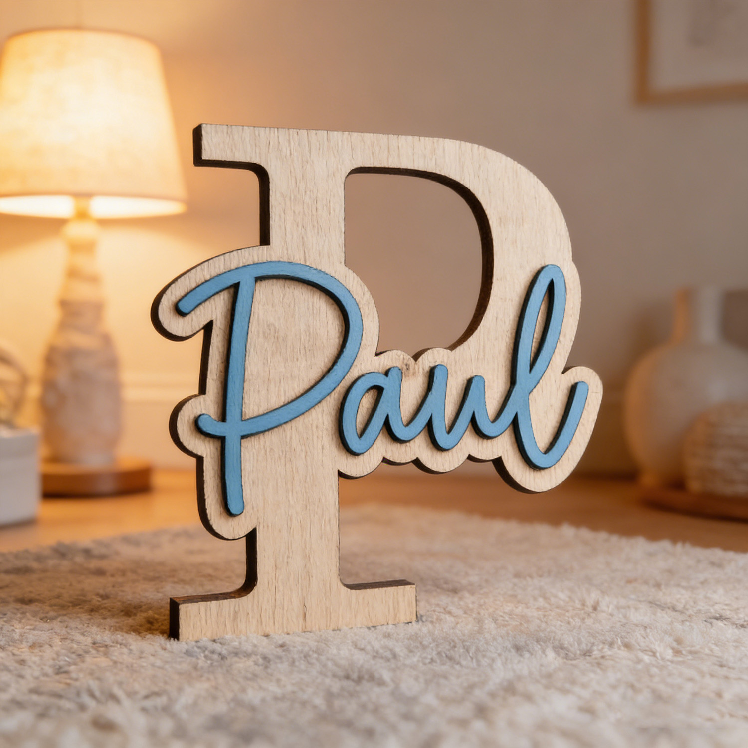 1pc Customizable Wooden Letter - Eve Party recension och pris