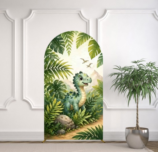 Yeele Dinosaur Themed Arch Cov - Dessert Table Backdrop recension och pris