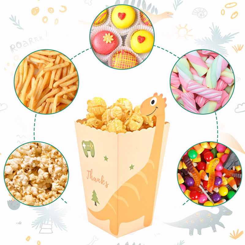 4Pcs Cartoon Dinosaur Boxes Di - Event Party Box recension och pris