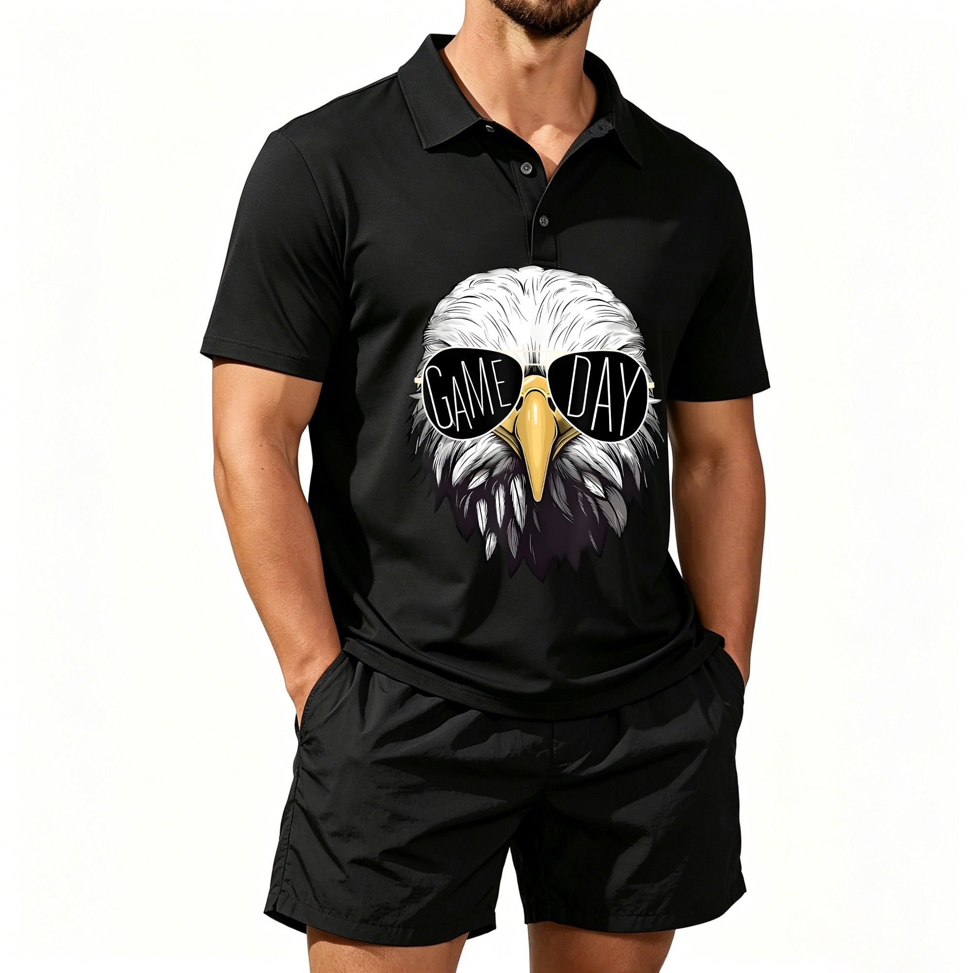 Men's Polo Shirt and Beach Sho - Event & Party Supply recension och pris