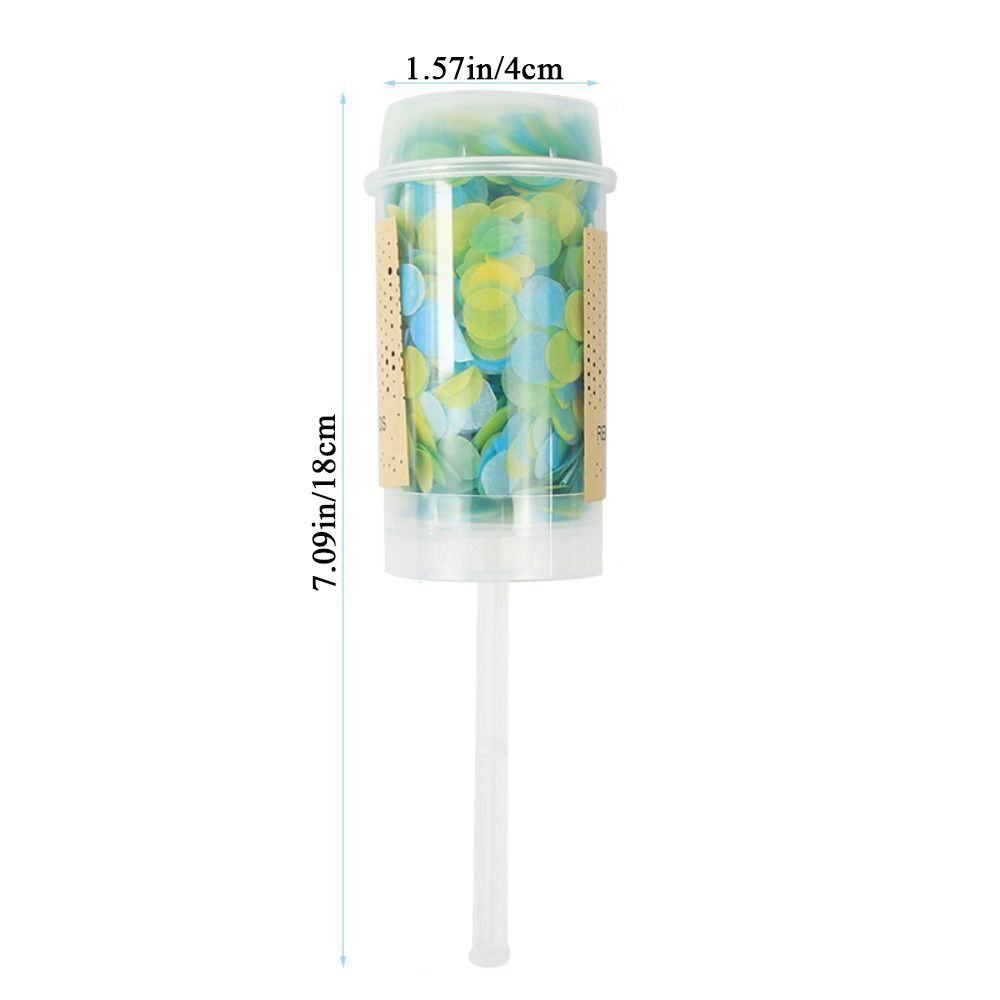 Colorful 1Pcs Bridal Shower Pu - Confetti Cannon Tube recension och pris