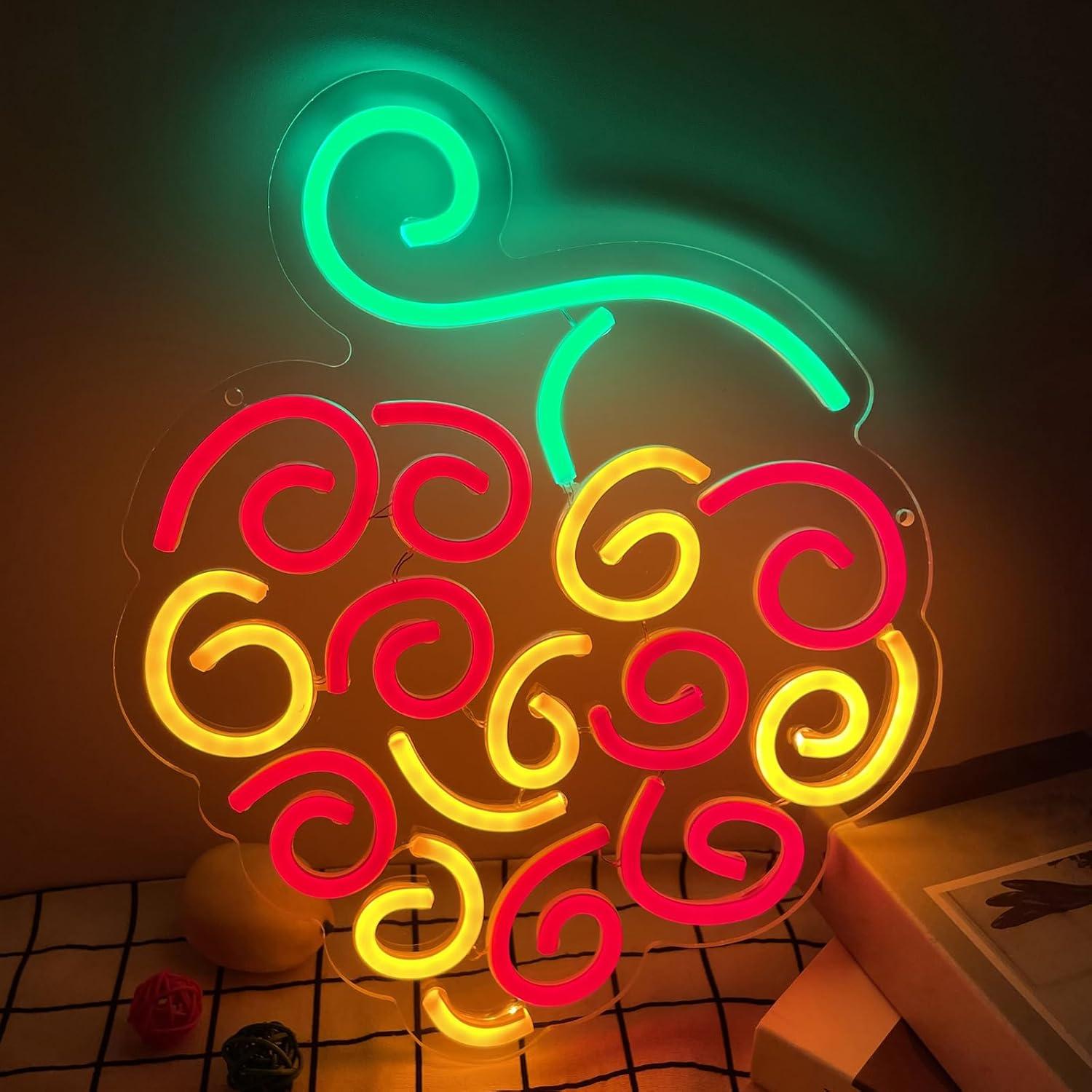 Cyber Fruit Neon Sign USB Dimm - Neon Sign Party recension och pris