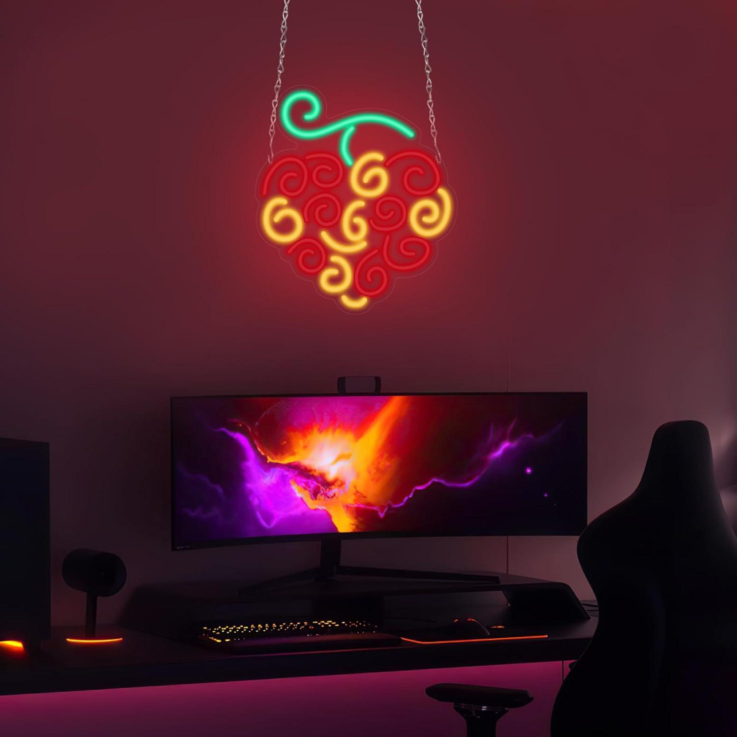 Cyber Fruit Neon Sign USB Dimm - Neon Sign Party recension och pris
