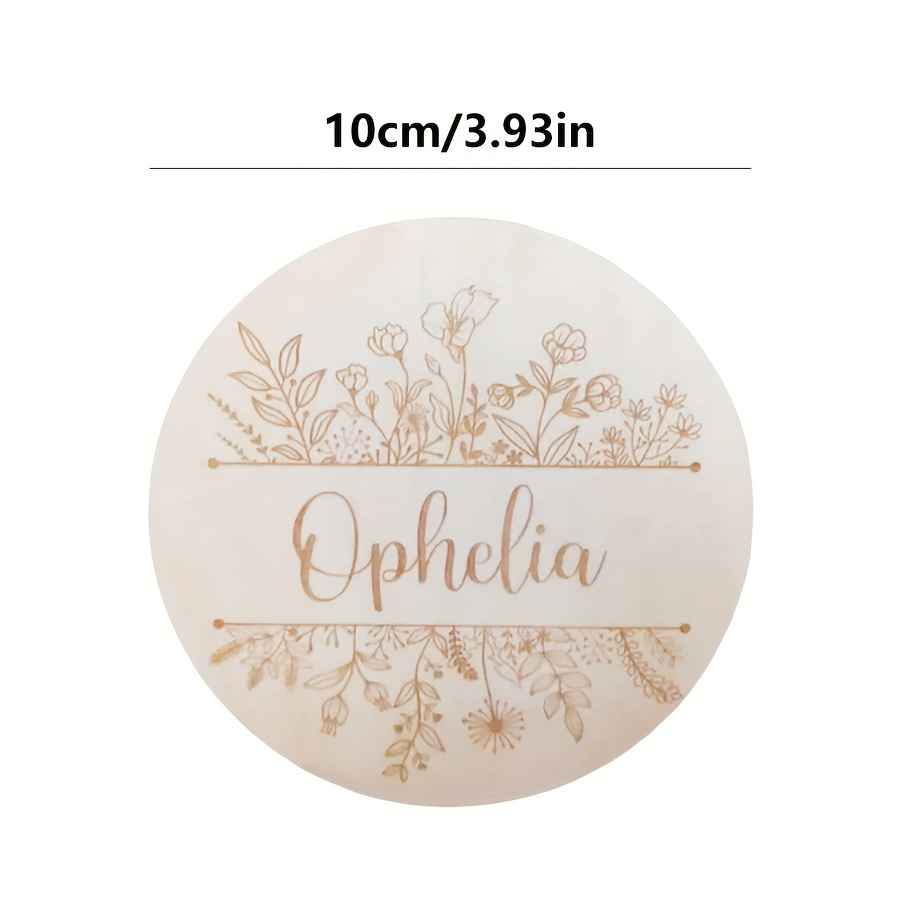 Personalized Floral Engraved N - Eve Party recension och pris