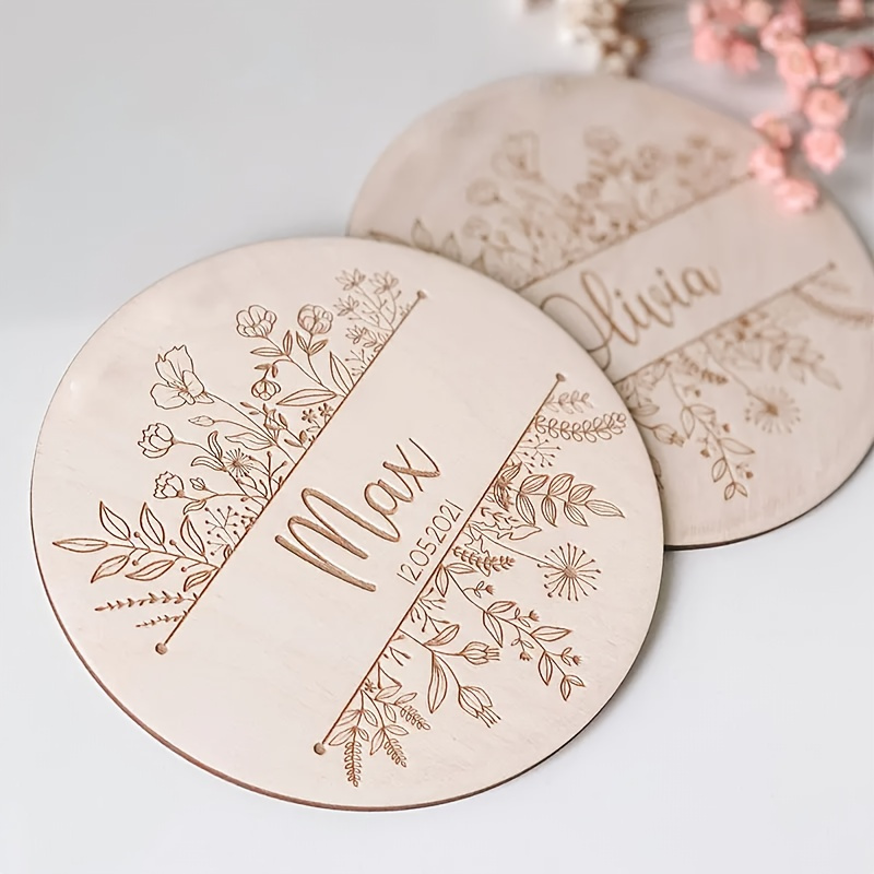 Personalized Floral Engraved N - Eve Party recension och pris
