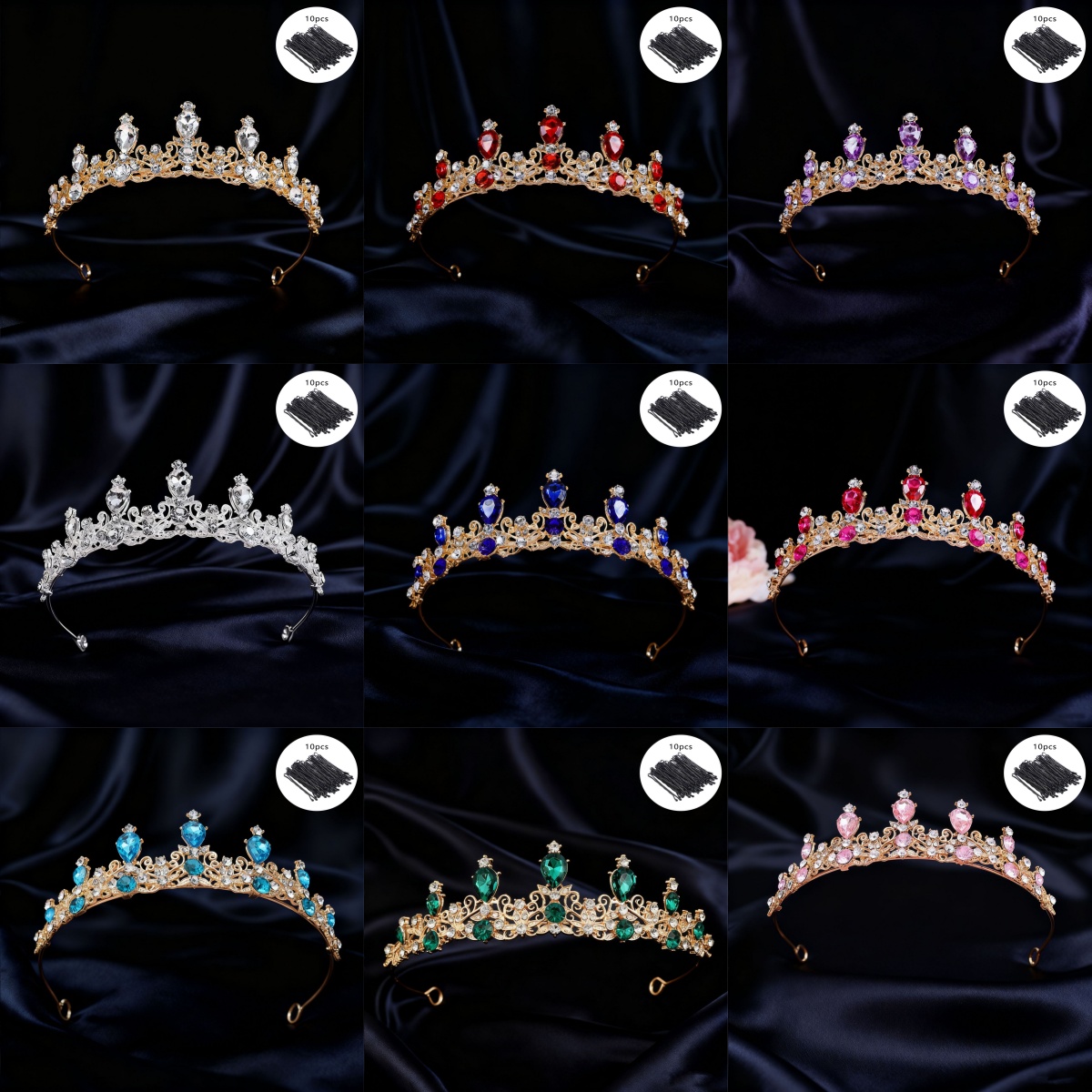 Bridal Tiara Vintage Scroll Rh - Event & Party Supply recension och pris
