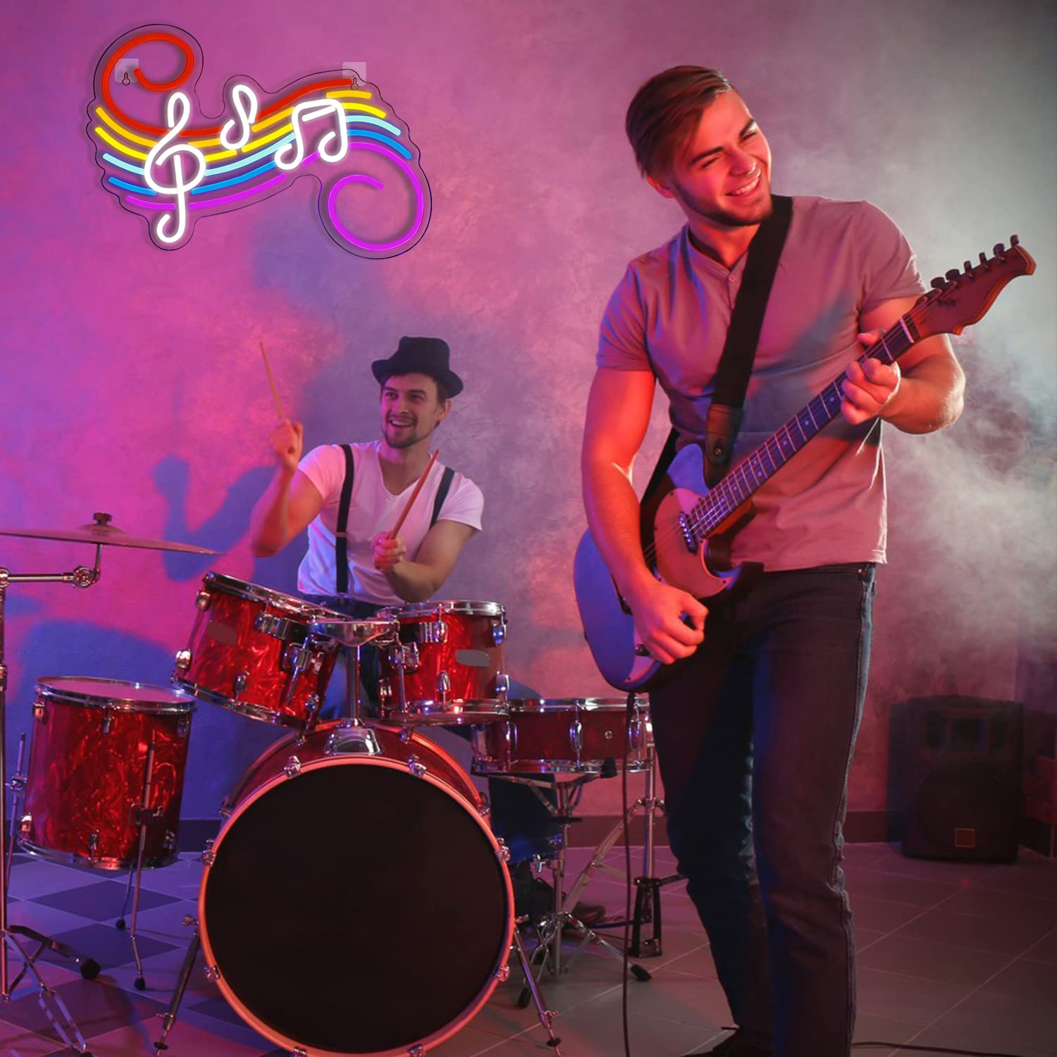 Music Notes Neon Sign Customiz - Neon Sign Party recension och pris