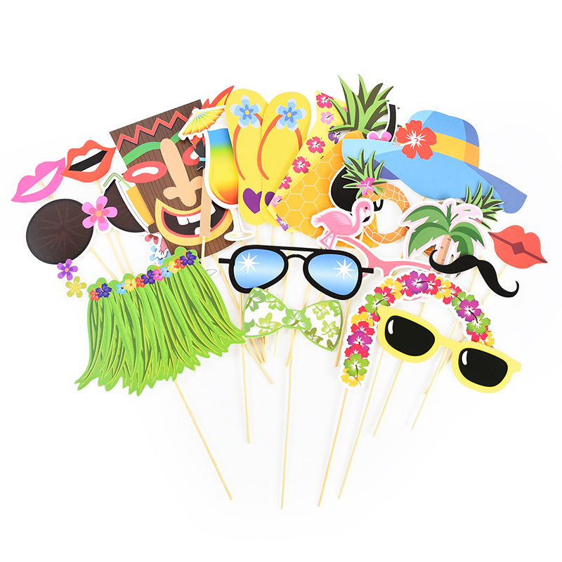 Hawaiian Party Aloha Photo Boo - Photo Booth Frame recension och pris