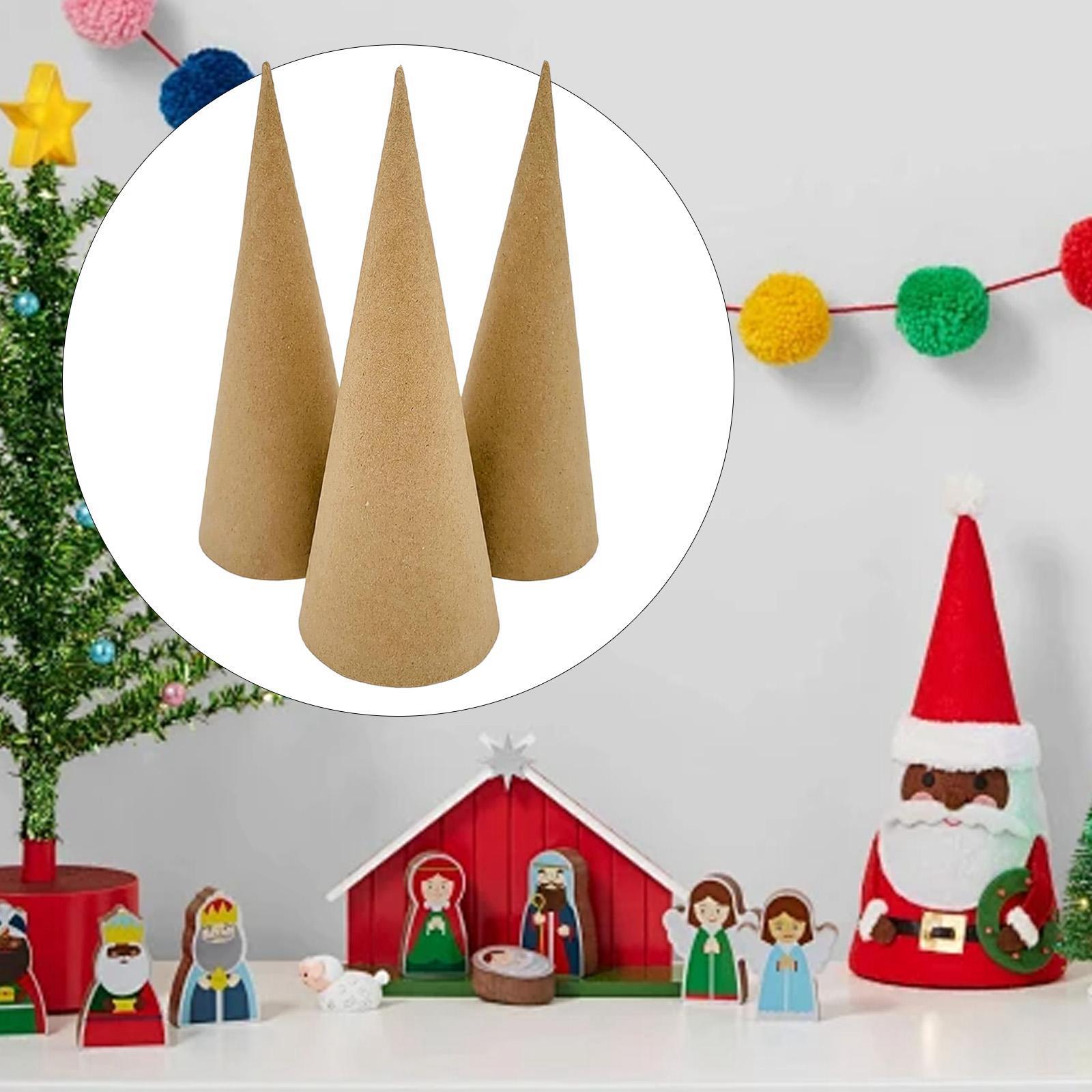3x Paper Mache Cones, Open Bot - Cotton Candy Cone recension och pris