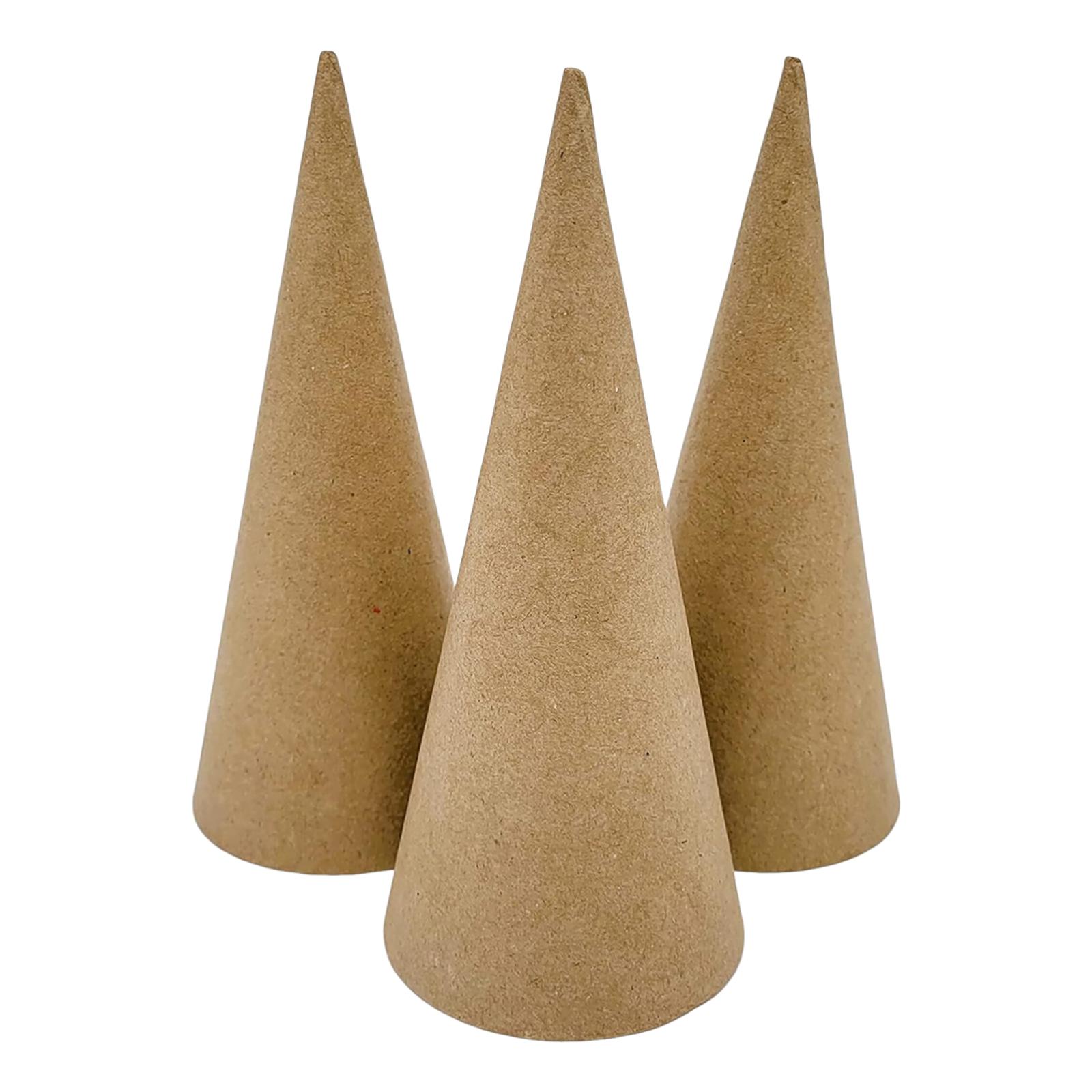 3x Paper Mache Cones, Open Bot - Cotton Candy Cone recension och pris