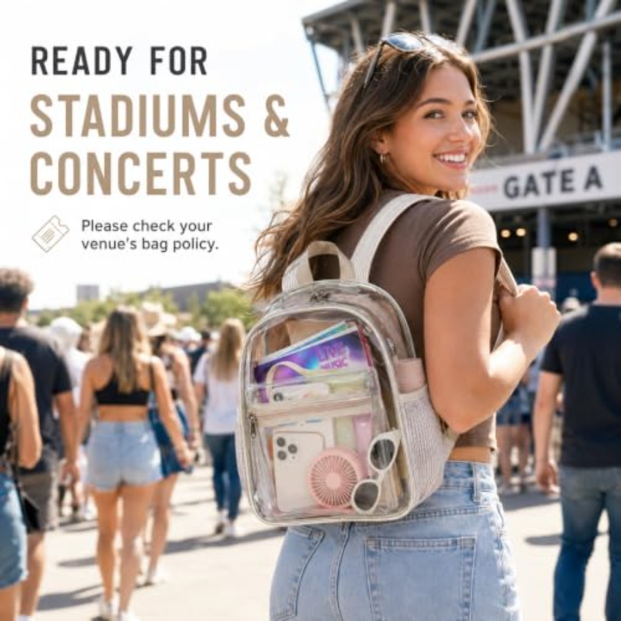 Mini Clear Backpack for Stadiu - Event & Party Supply recension och pris