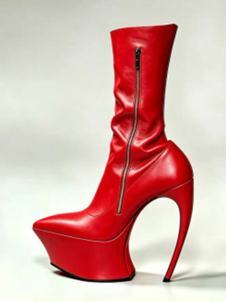 Ladies' Thick Soled Pointed Pl - Eve Party recension och pris