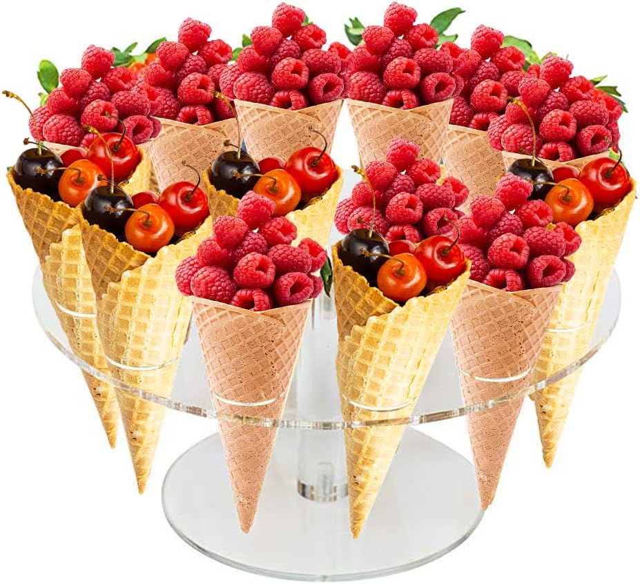 Ice Cream Cone Holder Acrylic  - Cotton Candy Cone recension och pris