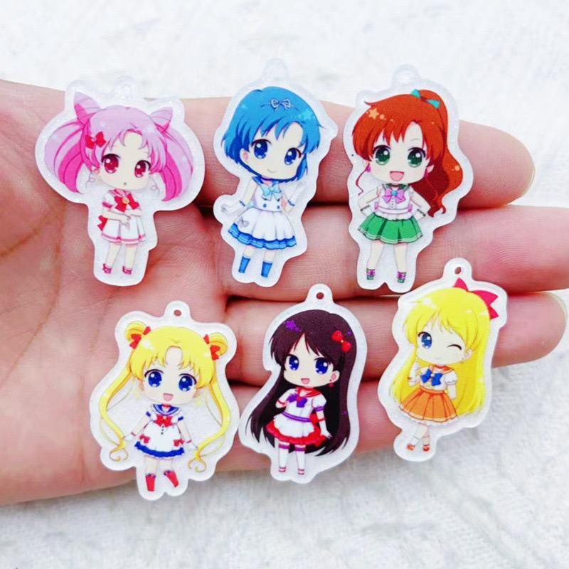 10pcs Acrylic Cartoon Accessor - Event Party recension och pris