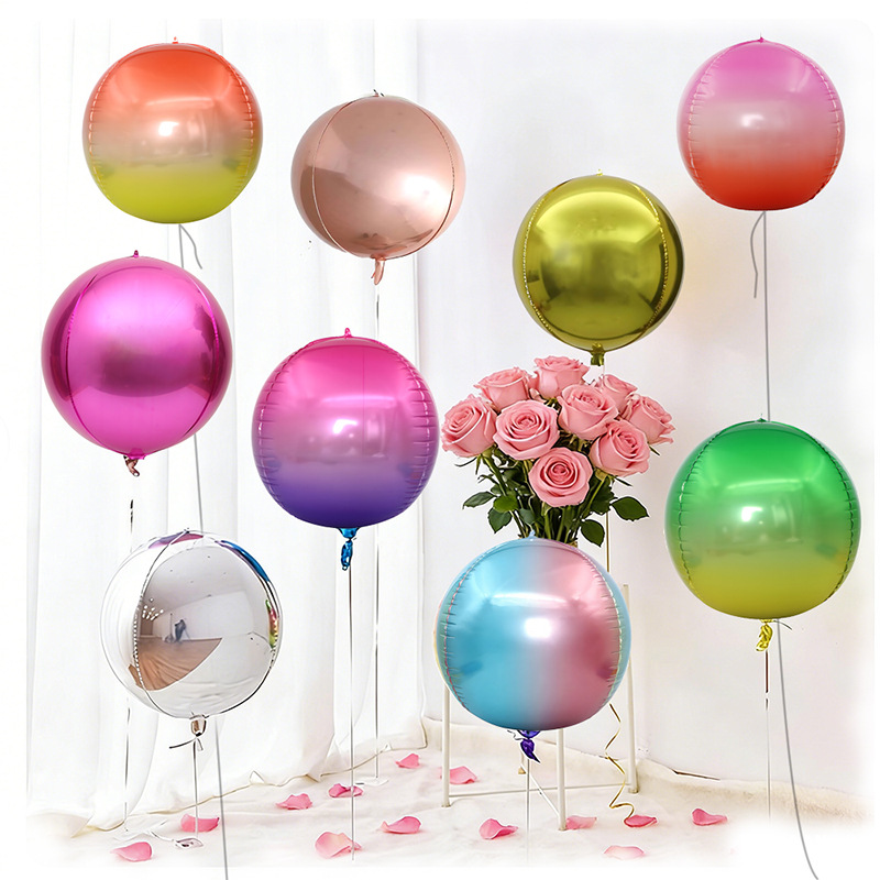 5pcs 10 18 22 Inch 4D Round Me - Party Event Supply Store recension och pris