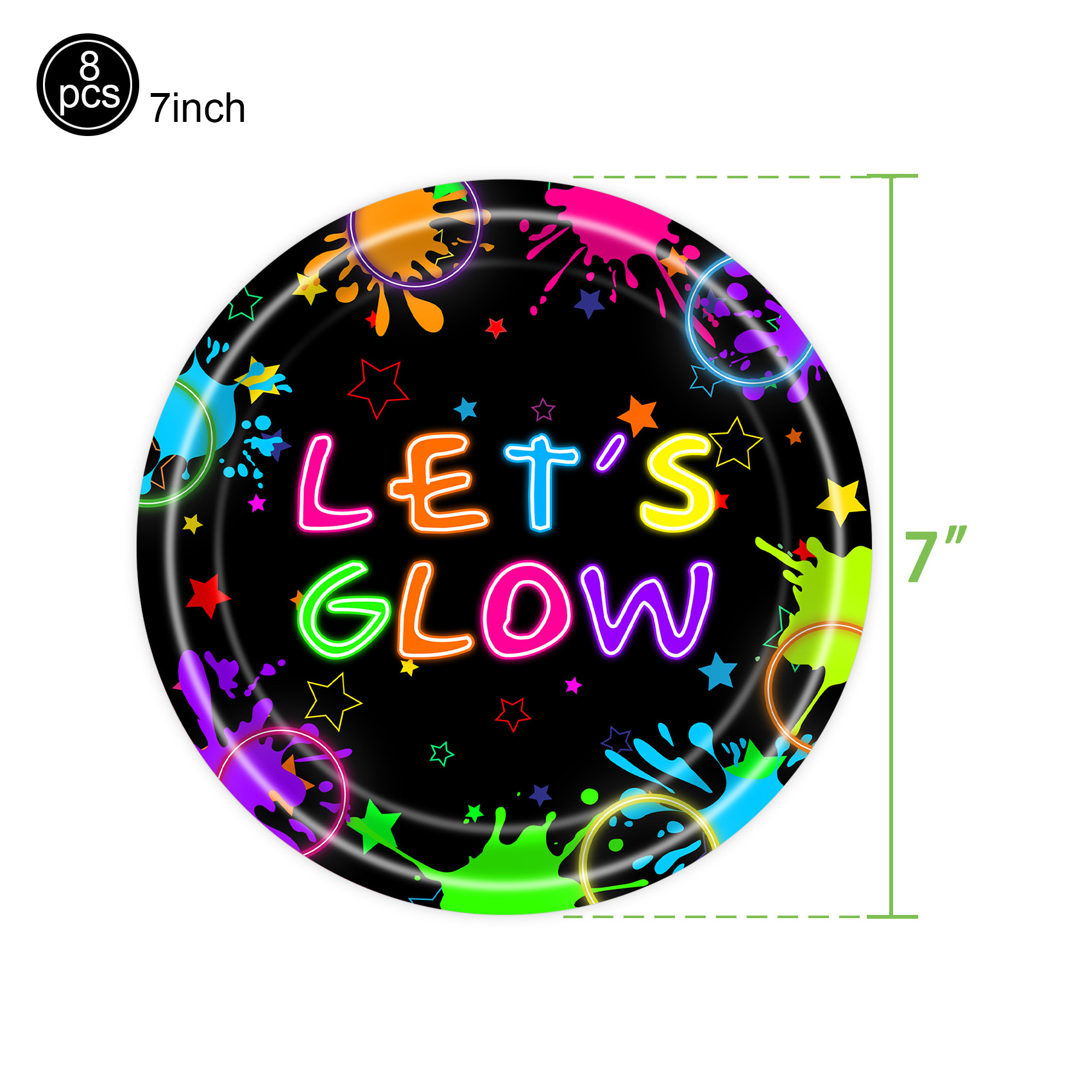 Neon Party Supplies Let Glow P - Let'S Party Event Supply recension och pris