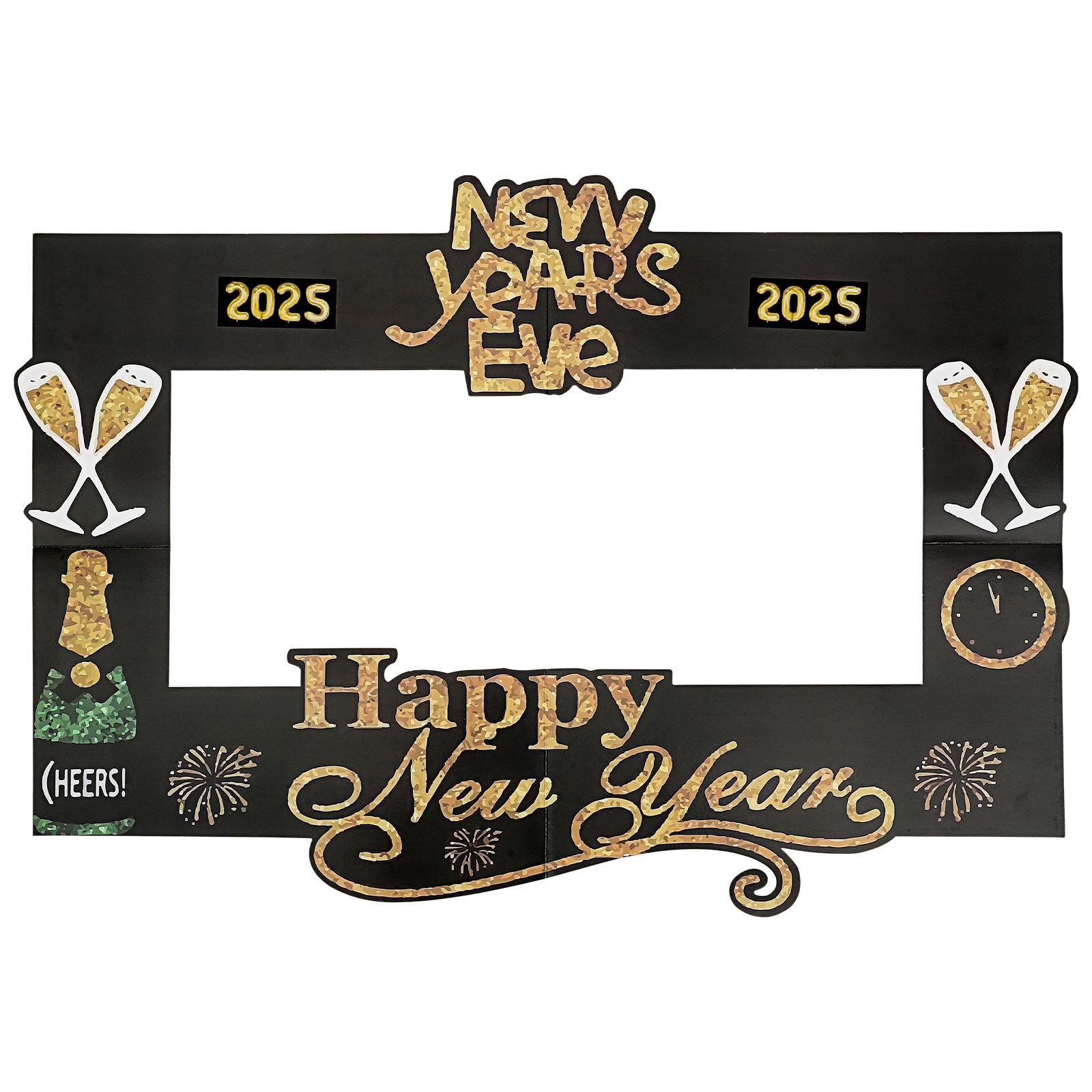 2025 New Year's Eve Photo Prop - Photo Booth Frame recension och pris