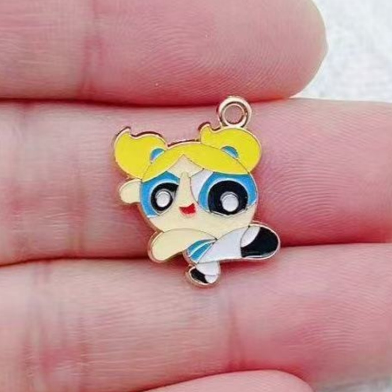 10pcs Alloy Oil-Dripping Carto - Event Party recension och pris