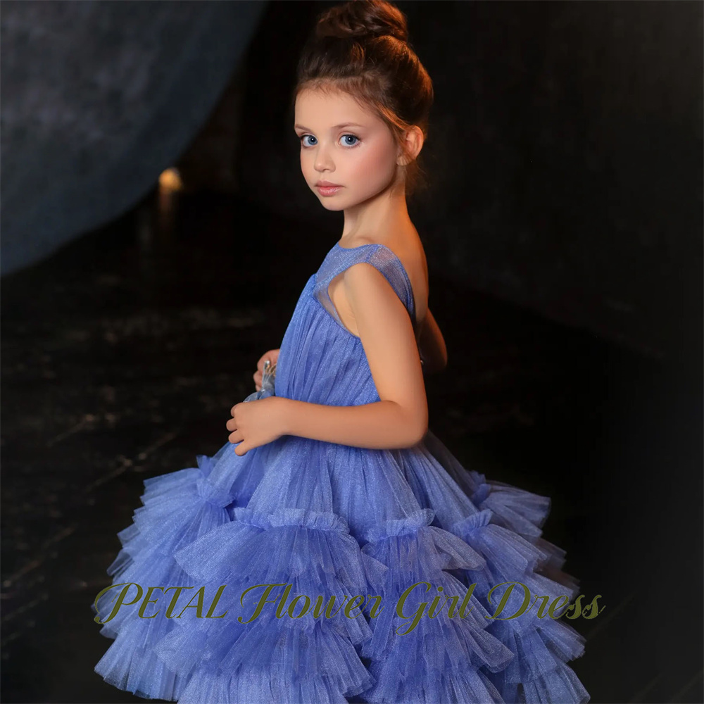 Petal Blue Sleeveless Children - Birthday Sash Glitter recension och pris