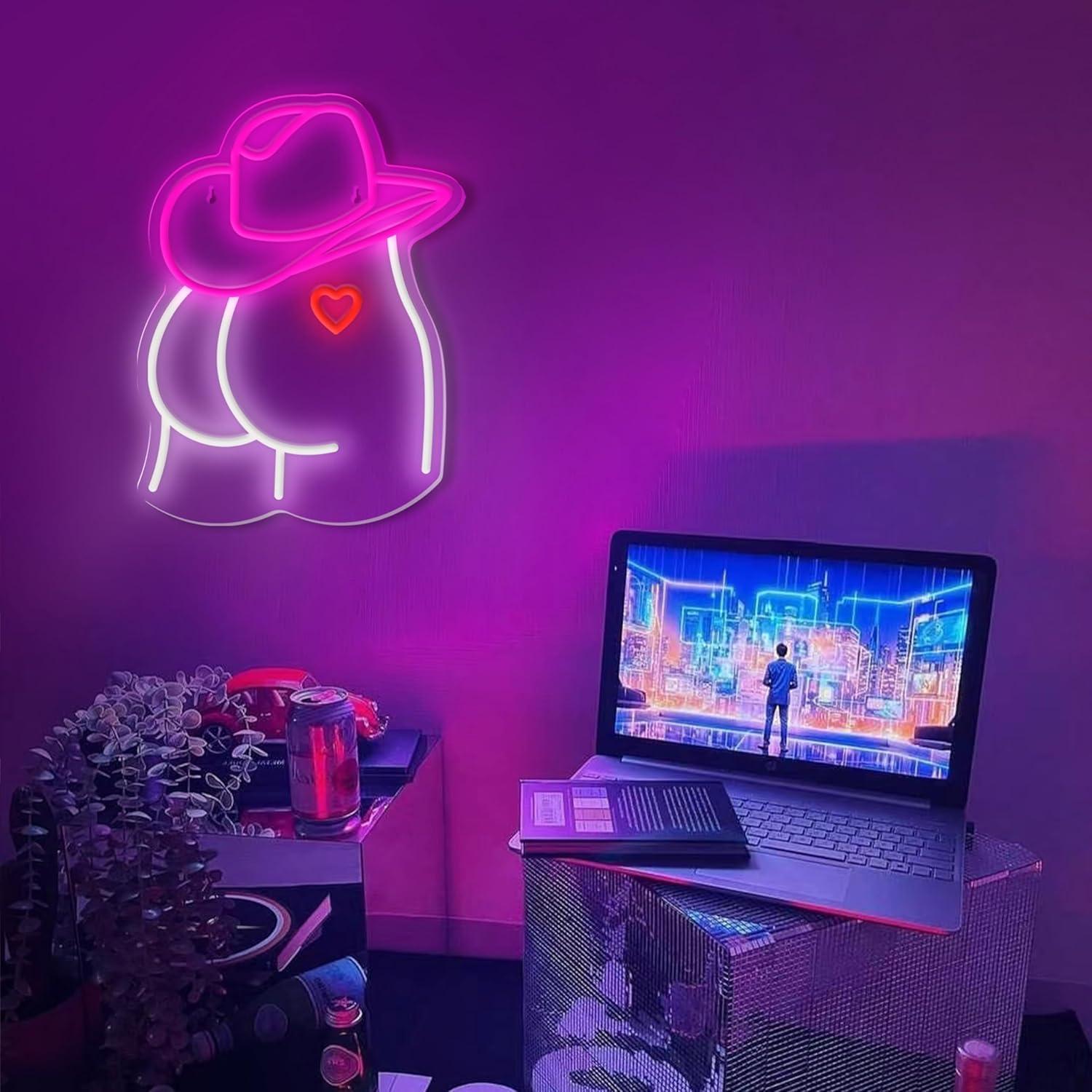 Cowgirl Neon Sign Dimmable LED - Neon Sign Party recension och pris