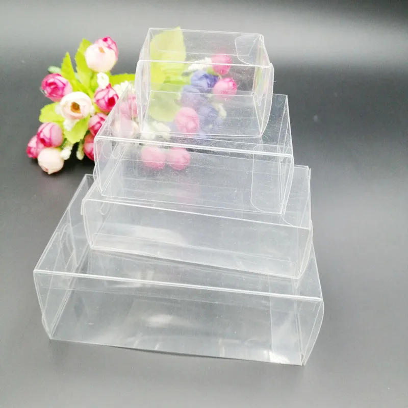 50pcs 4xBxC Rectangle Transpar - Event Party Box recension och pris