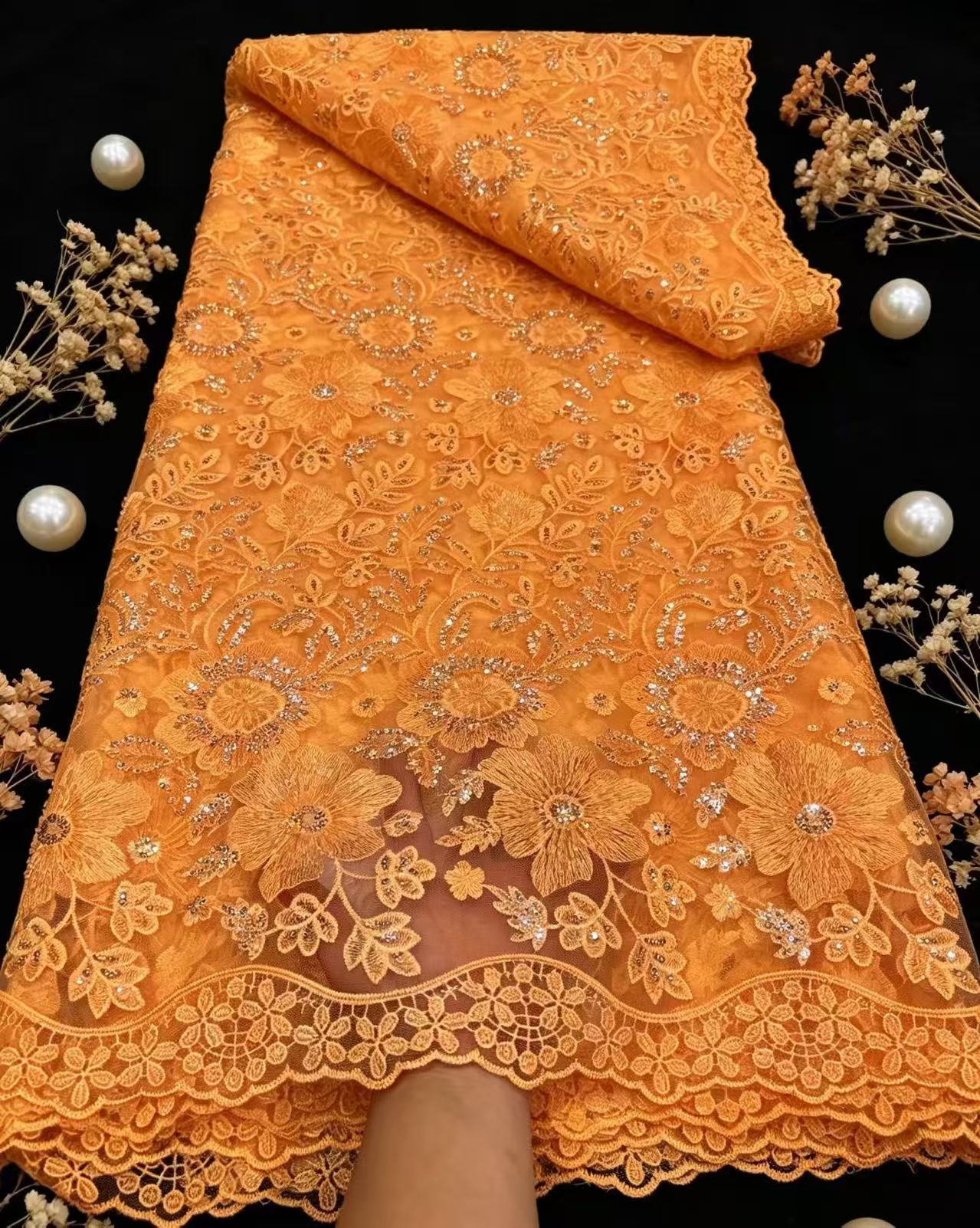 Pure French Tulle Net Sequins  - Glitter Tablecloth recension och pris