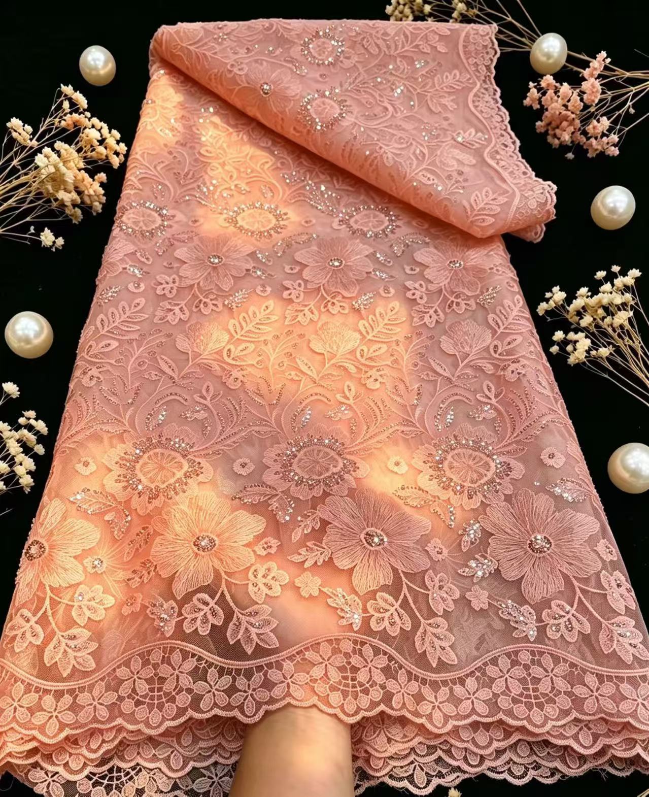 Pure French Tulle Net Sequins  - Glitter Tablecloth recension och pris
