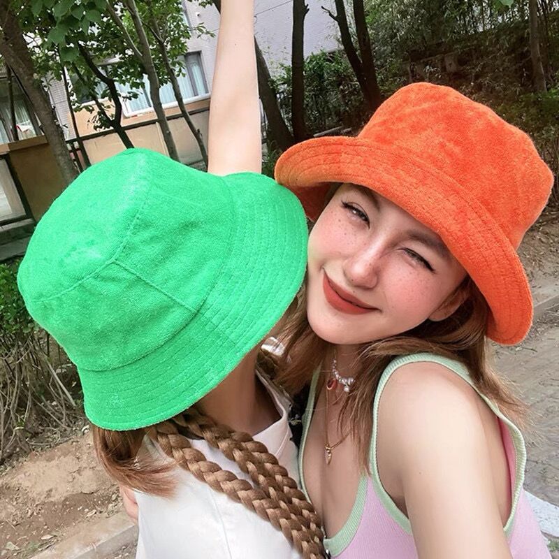 Simple Terry Cloth Towel Bucke - Cotton Candy Cone recension och pris