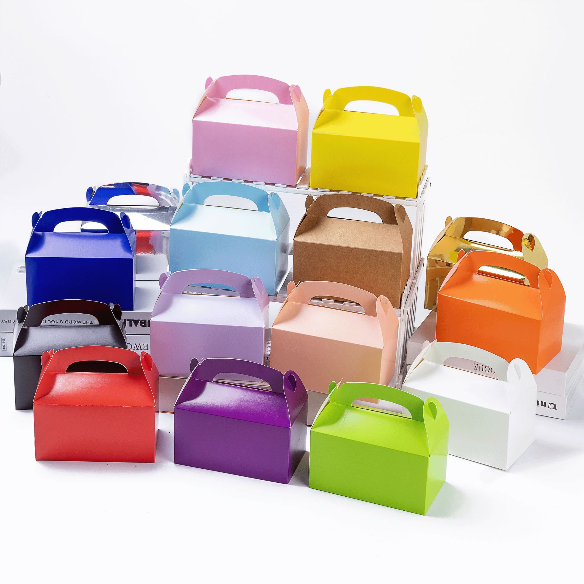 10-30pcs Gift Boxes with Handl - Event Party Box recension och pris