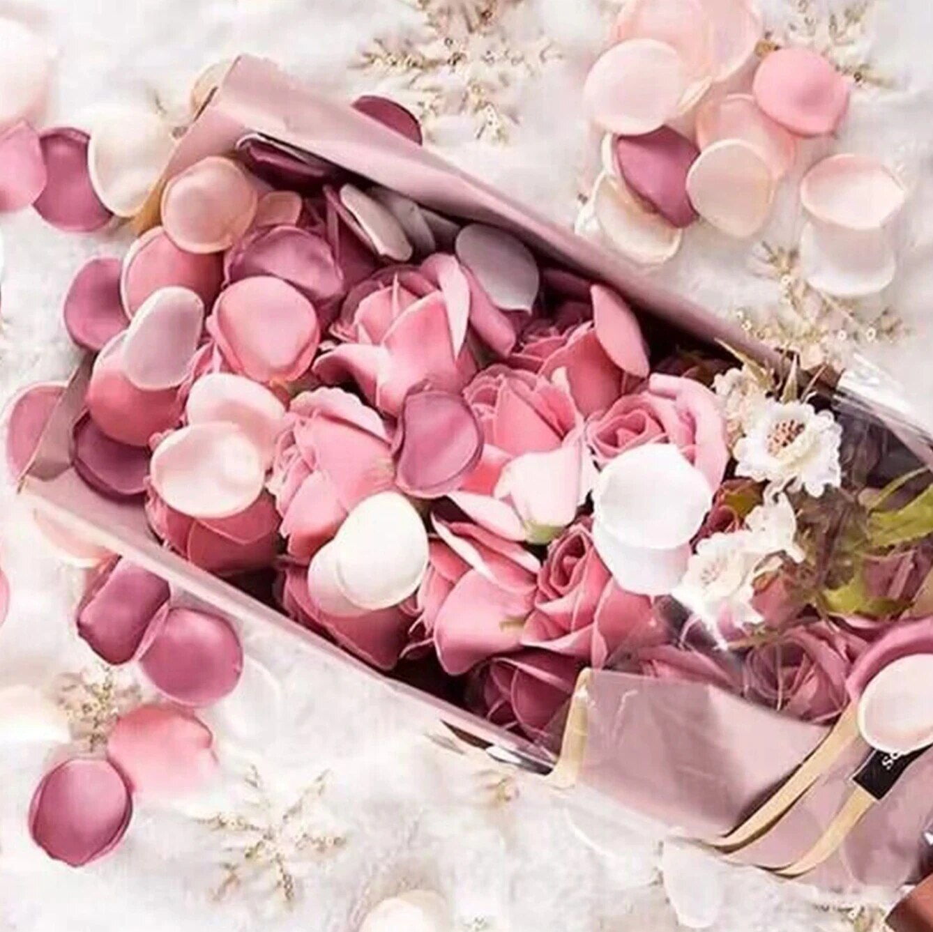 100pcs Silk Artificial Flower  - Confetti Cannon Tube recension och pris
