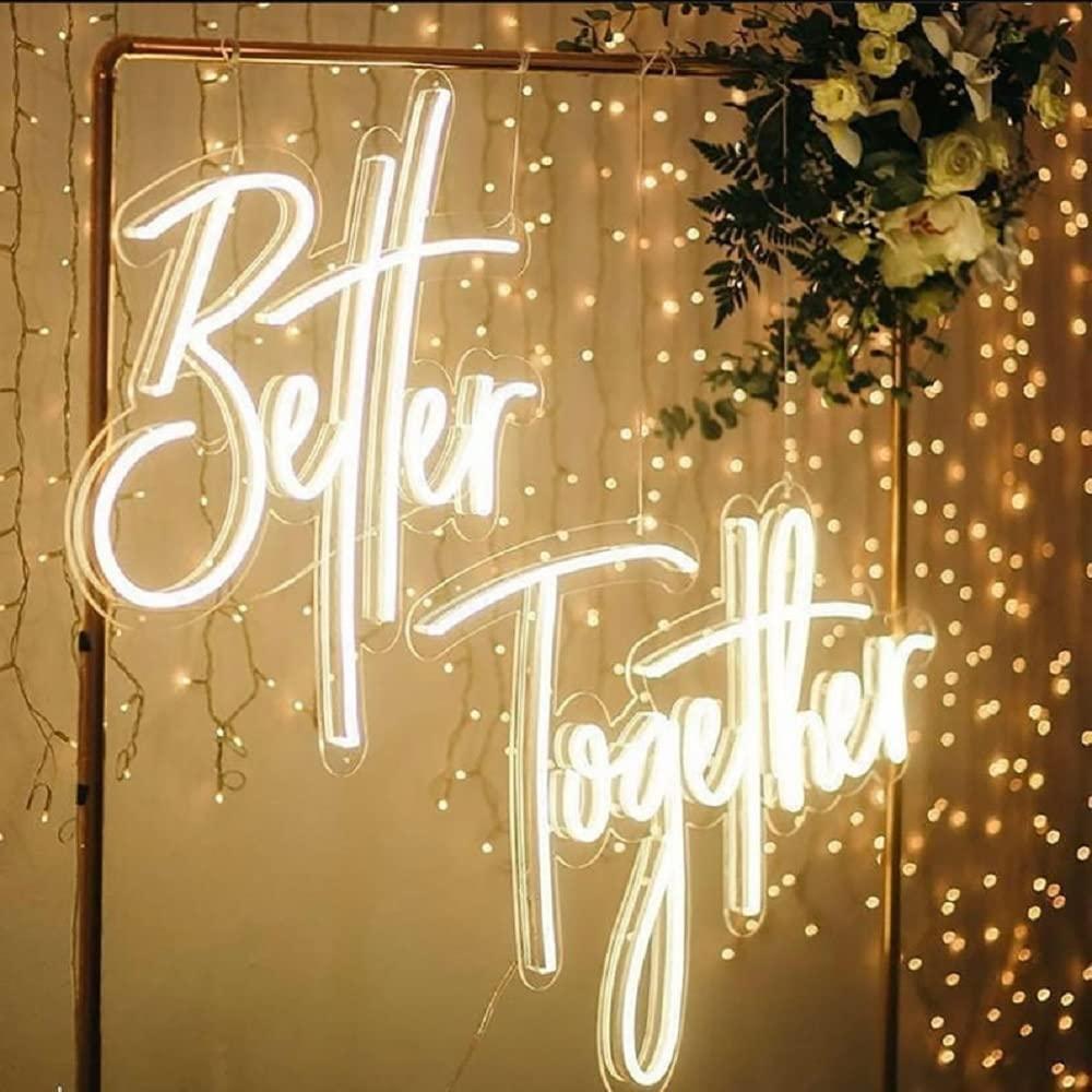 Better Together Neon Sign USB  - Neon Sign Party recension och pris