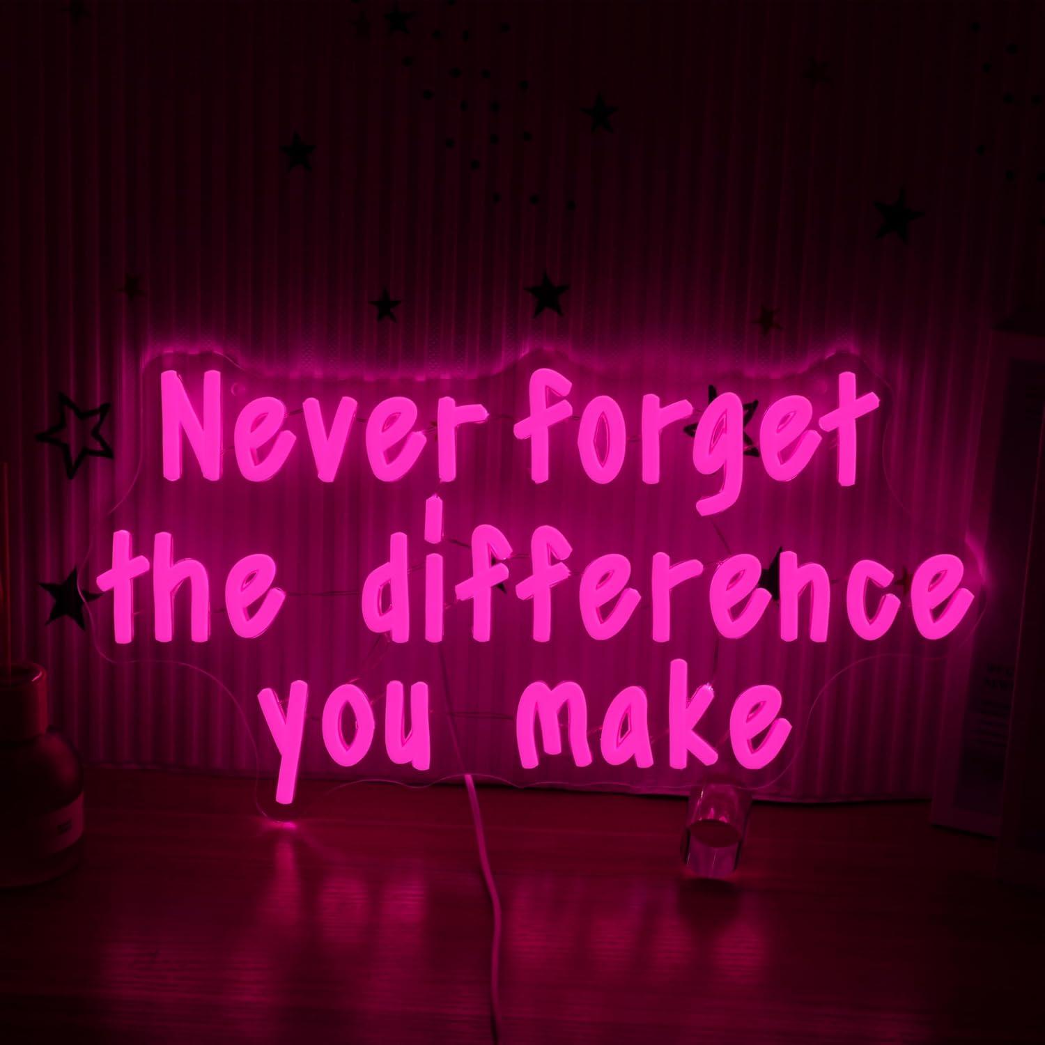 Never Forget The Difference Yo - Neon Sign Party recension och pris
