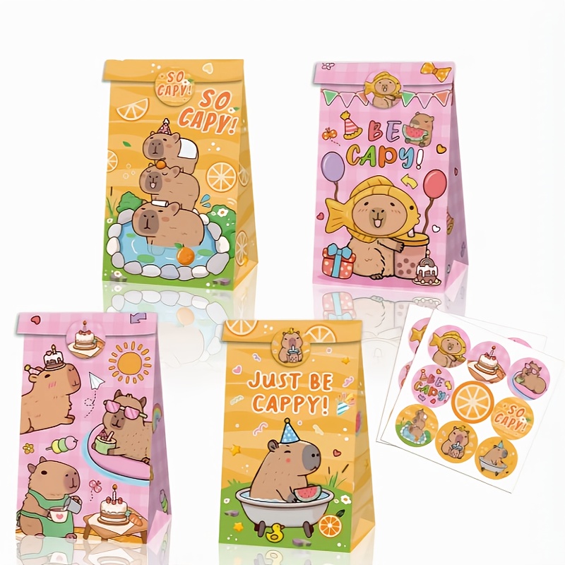 12/24/48pcs Capybara Candy Bag - Event Party Box recension och pris
