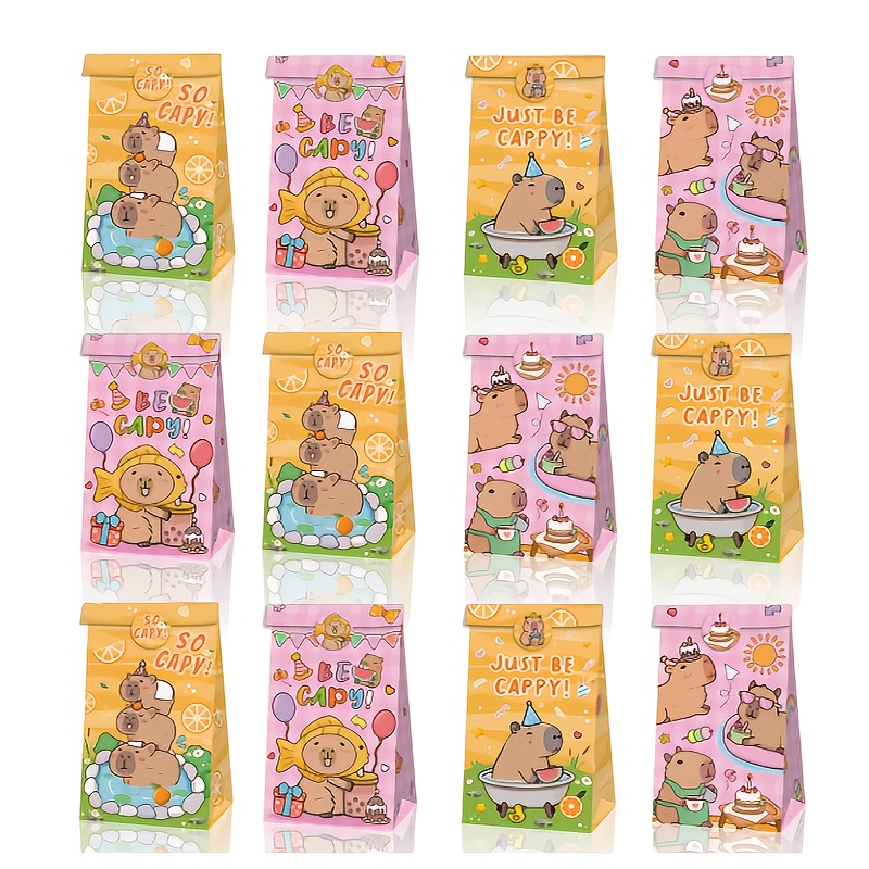 12/24/48pcs Capybara Candy Bag - Event Party Box recension och pris