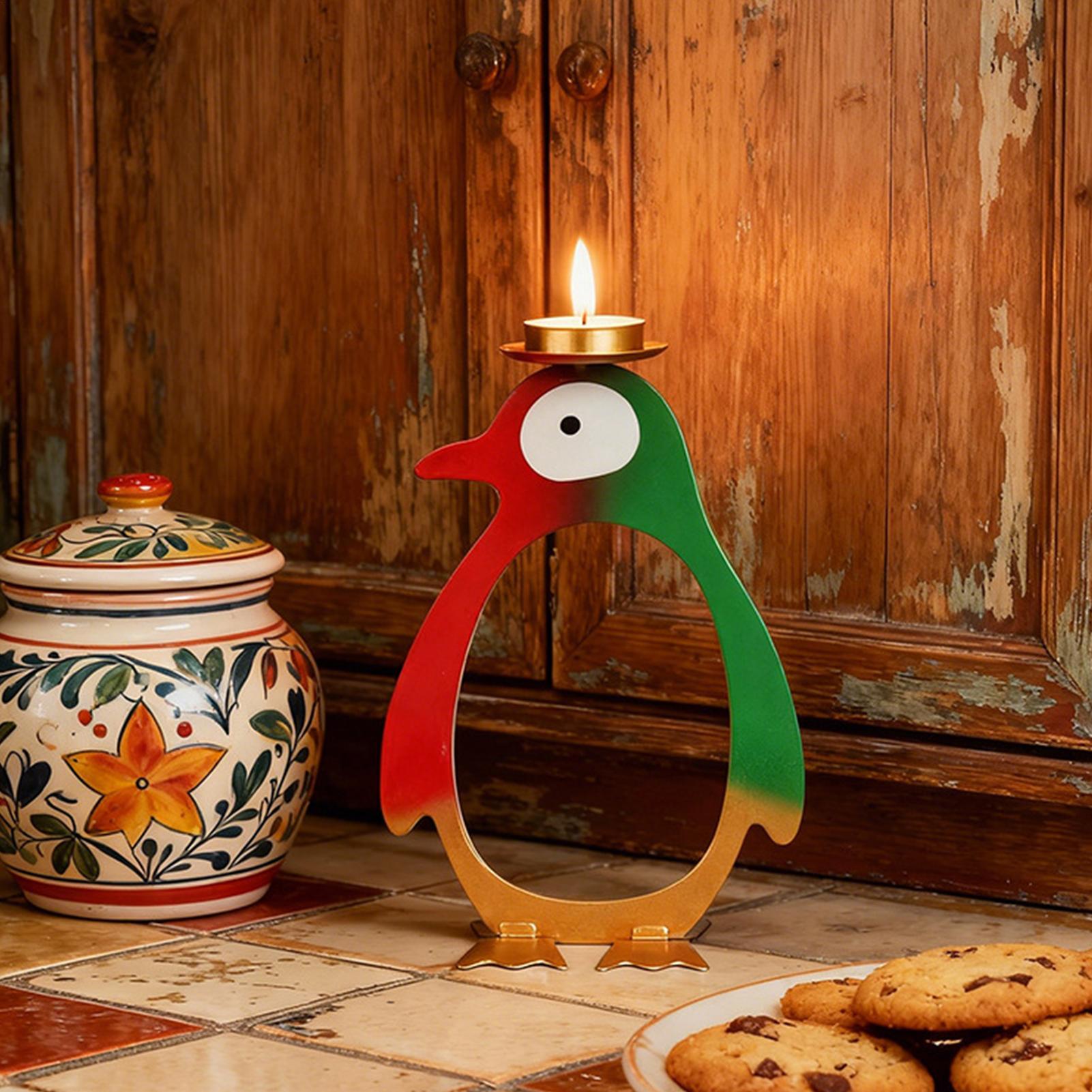 Tea Light Candle Holder Pengui - Centerpiece Stick recension och pris