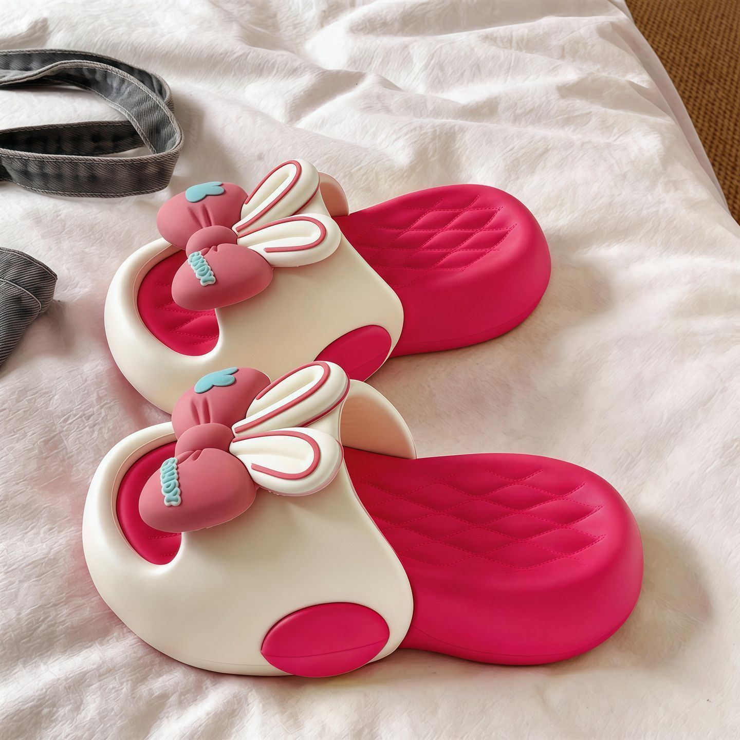 Cute Bow Rabbit Ear Platform S - Cotton Candy Cone recension och pris