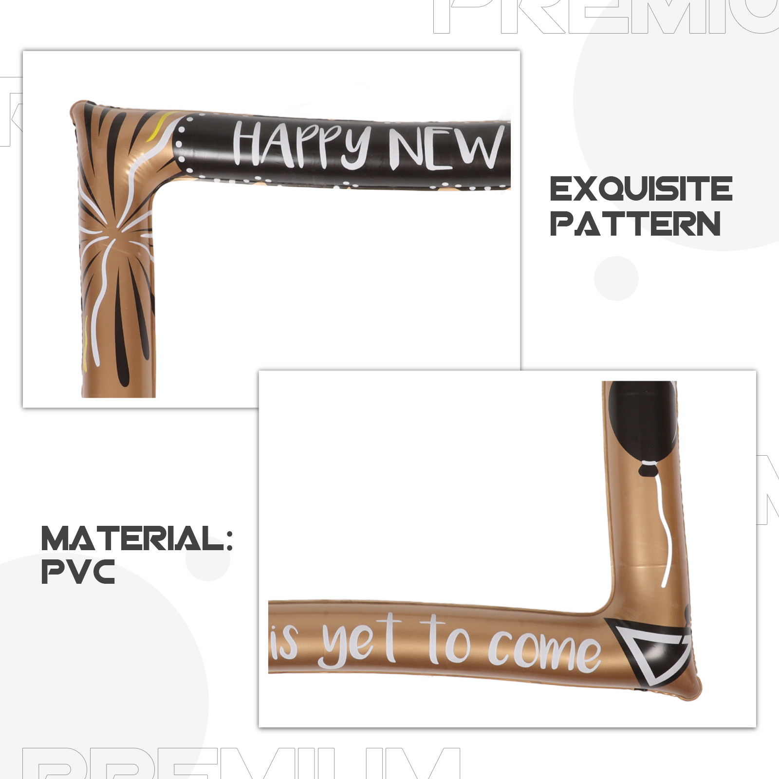 Inflatable Happy New Year Phot - Photo Booth Frame recension och pris