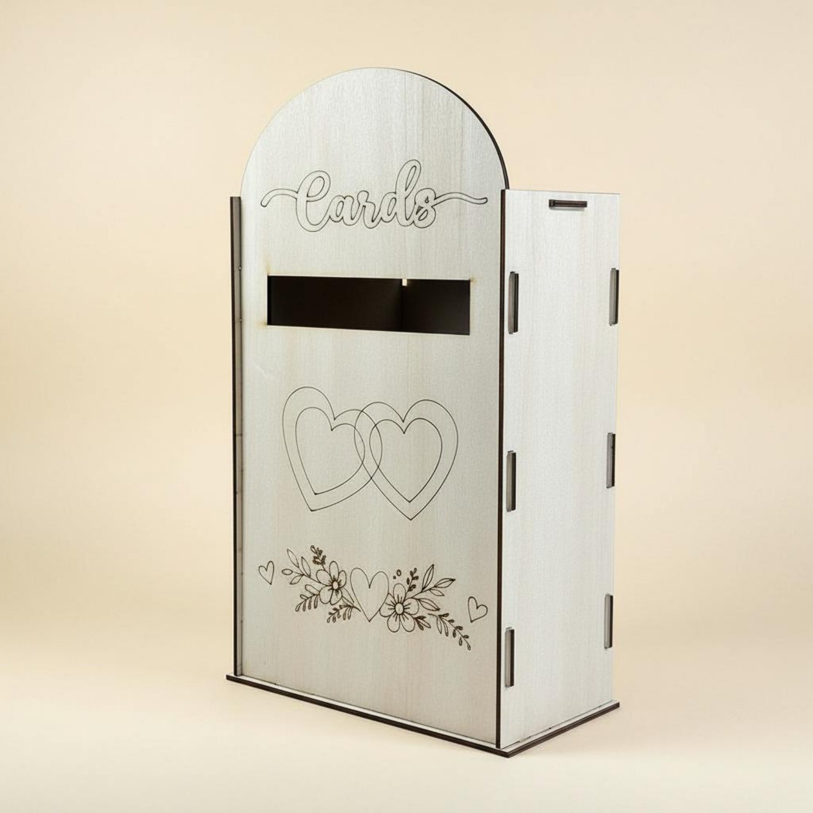 Wooden Wedding Card Box Laser  - Event Party Box recension och pris