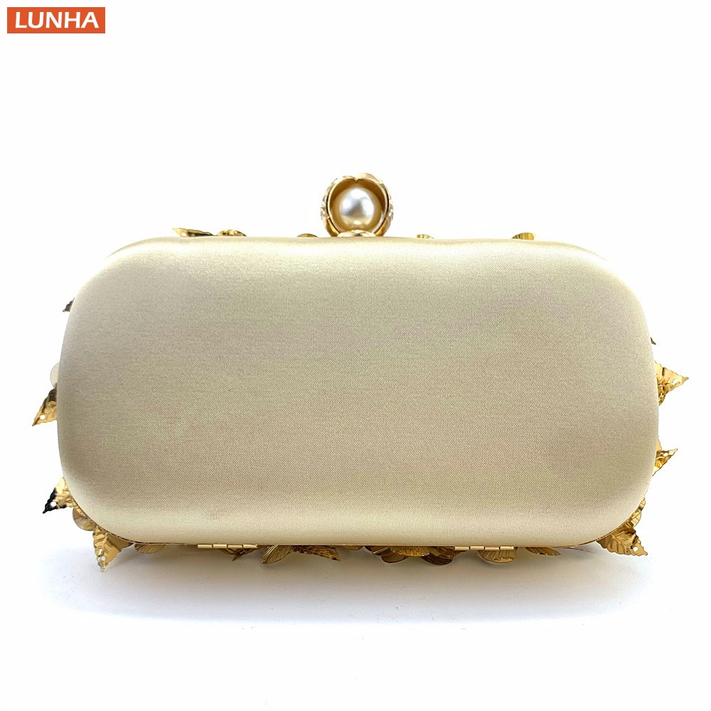 Women's Luxury Pearl Clutch Bo - Event Party Box recension och pris