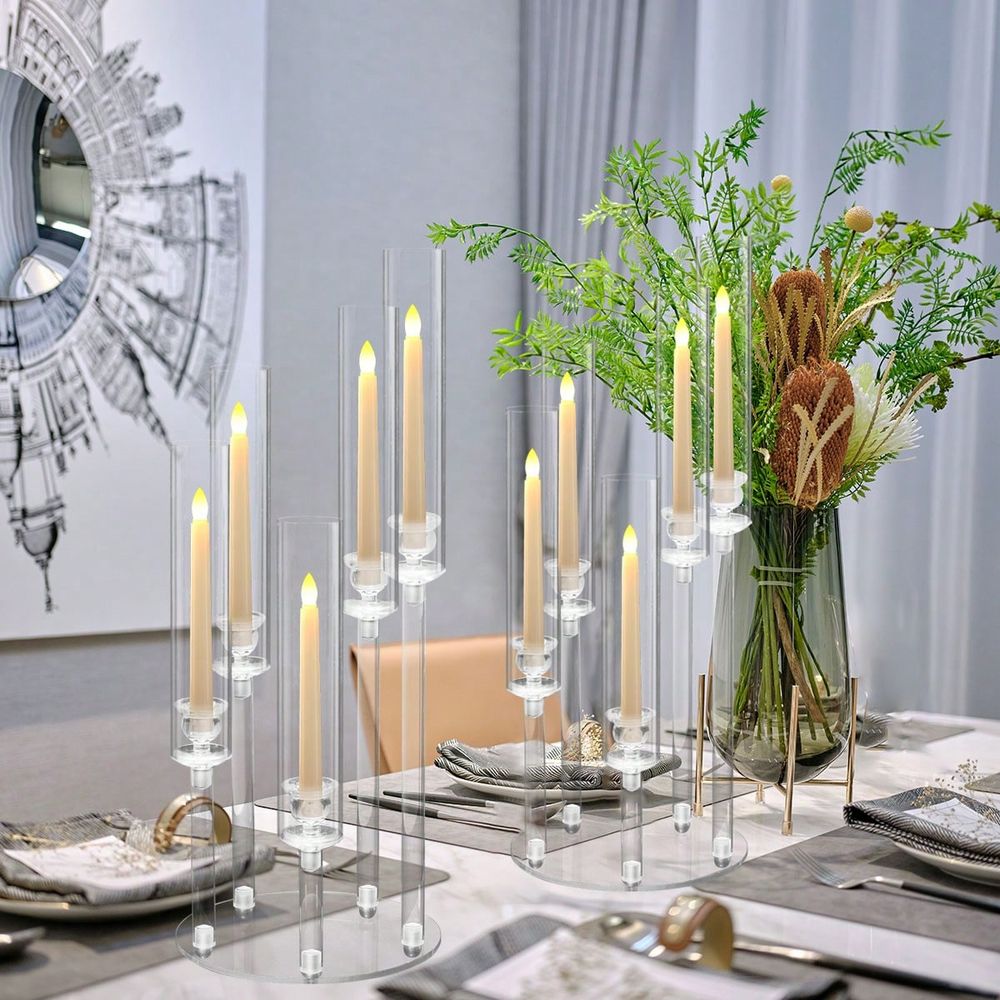 5 Arm Acrylic Candelabra For T - Centerpiece Stick recension och pris