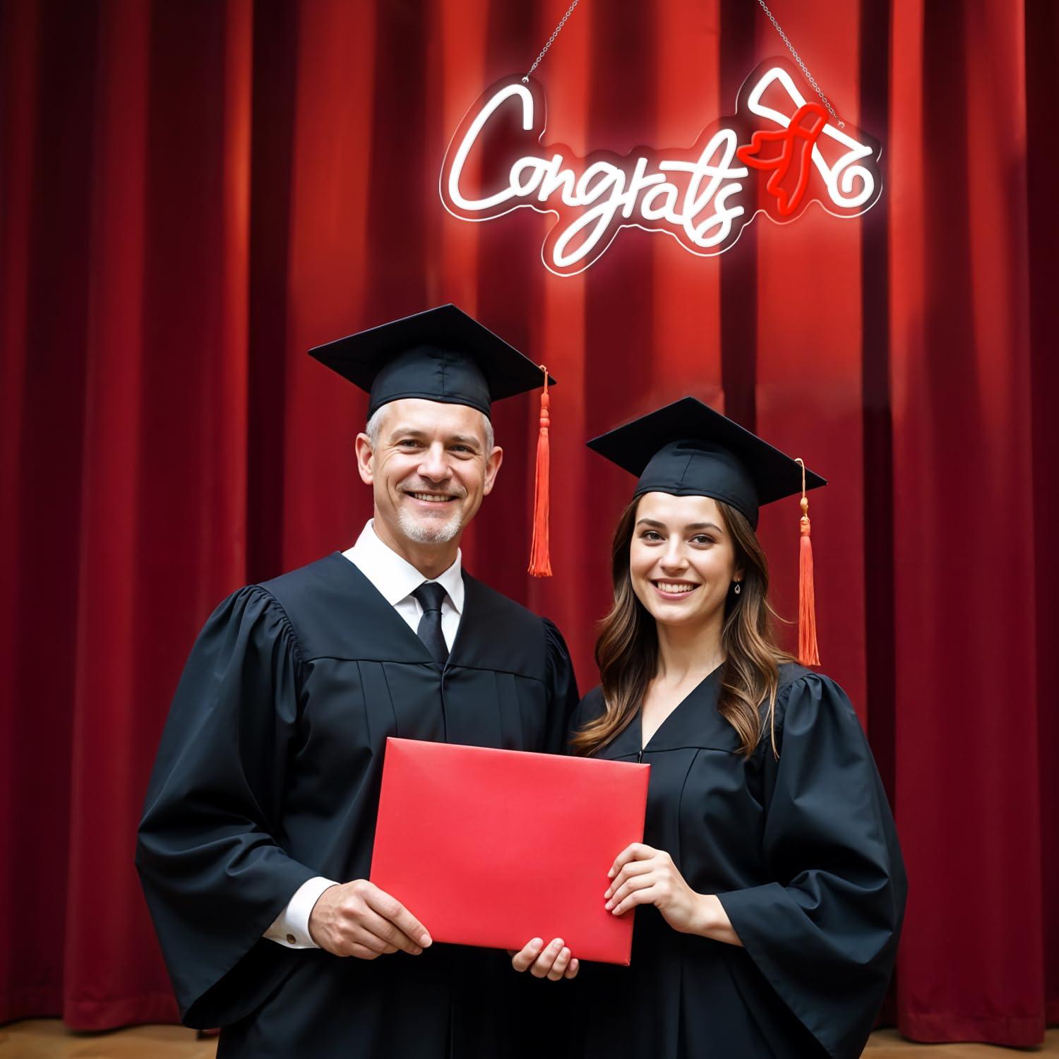 Congrats Graduation Neon Sign  - Neon Sign Party recension och pris