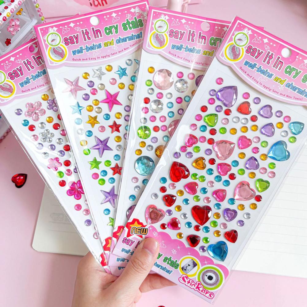 Self-Adhesive Face Rhinestones - Event Party recension och pris