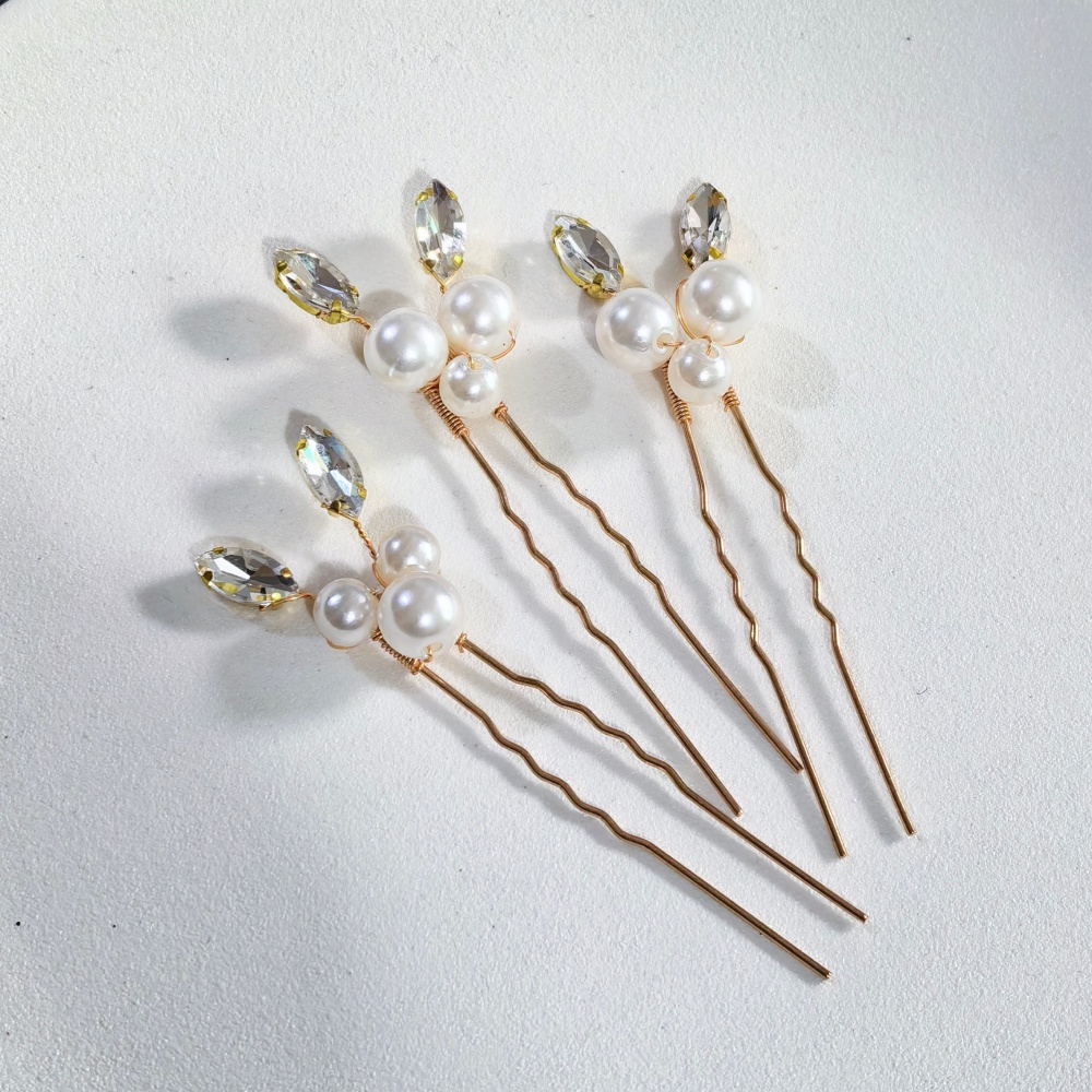 Pearl Crystal Hair Pins Comb S - Event Suppliers recension och pris